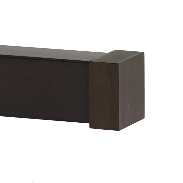 Symple Stuff Hayhurst Overall Width x 1'' Diameter Single Curtain Rod